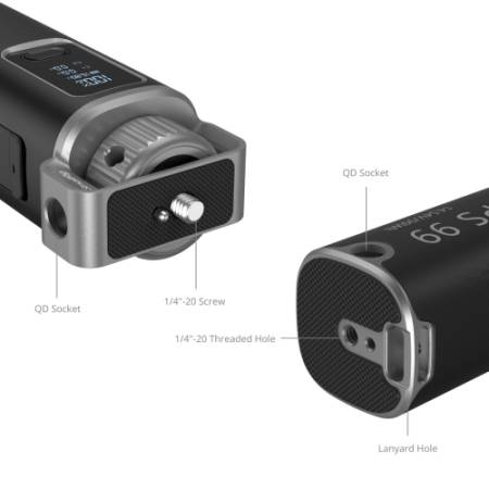 SmallRig 5249 - uchwyt z wbudowanym powerbankiem i paskiem na ramię